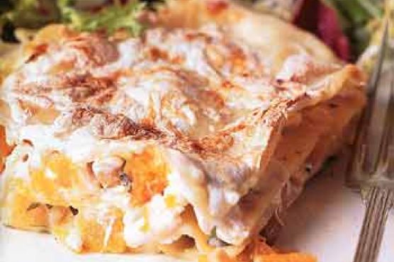 Butternut Squash and Hazelnut Lasagne