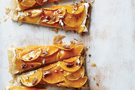 Butternut Squash Glazed Tart