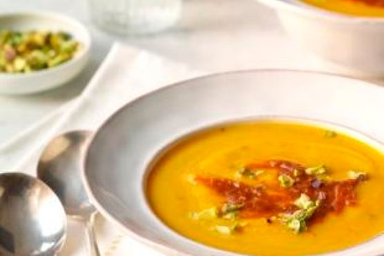 Butternut Squash Soup with Pumpkin Butter
