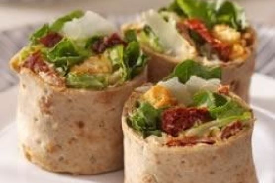 Caesar Salad Pinwheels