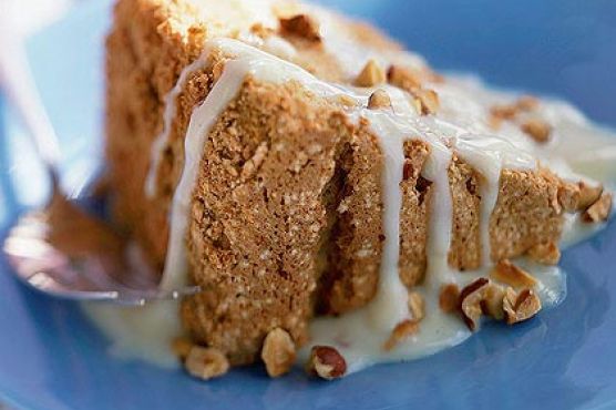 Café au Lait Angel Food Cake