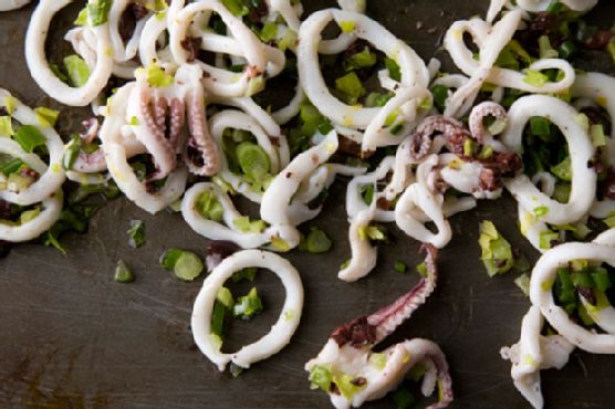 Calamari-Olive Salad