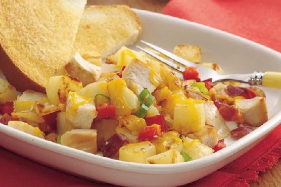 Calico Chicken and Potatoes Skillet