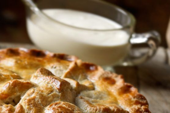 Calvados custard