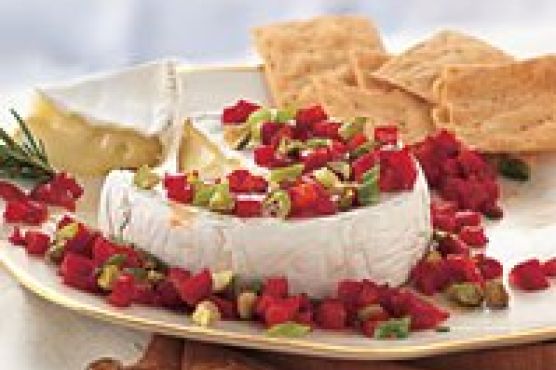 Camembert with Balsamic Bell Peppers