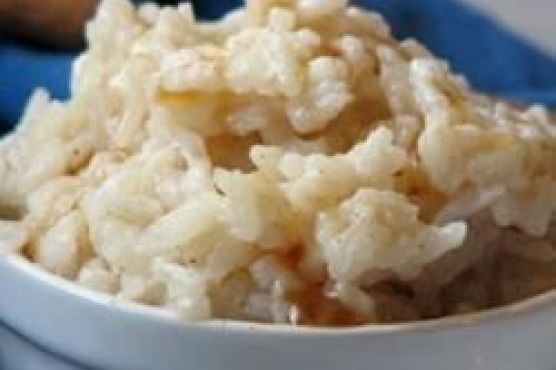 Canadian Maple Rice Pudding