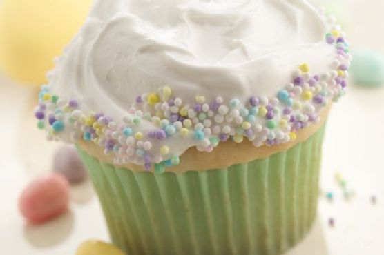 Candy-Sprinkled Cupcakes