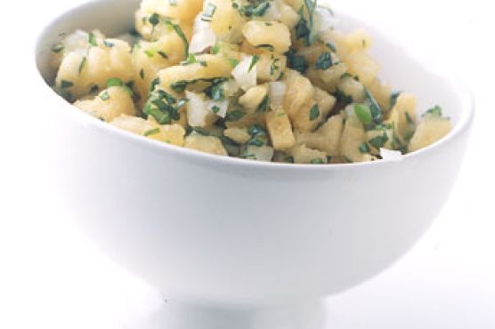 Cantaloupe Basil Salsa