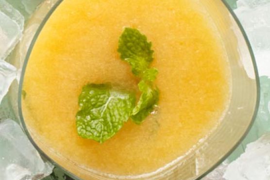 Cantaloupe Soup with Mint