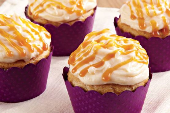 Caramel Cinnamon Cupcakes