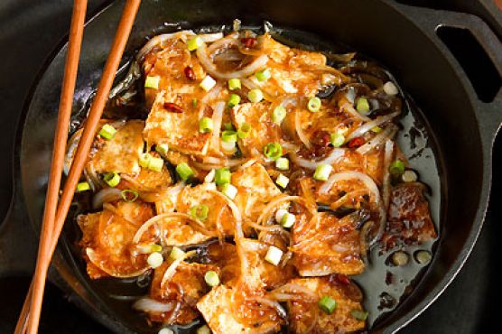 Caramel-Cooked Tofu