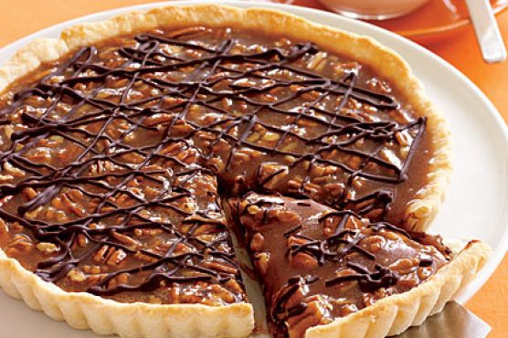 Caramel Turtle Tart