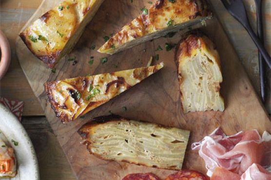 Caramelised onion tortilla