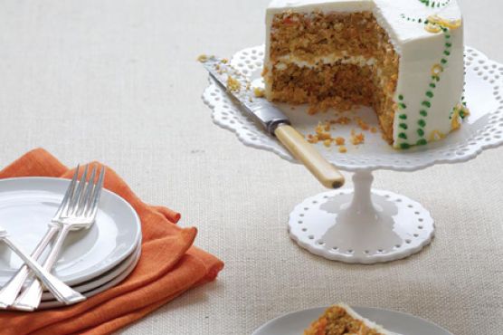 Carrot Cake with Cream Cheese-Lemon Zest Frosting