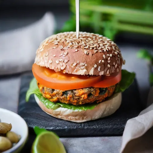 Carrot / Nut / Bean burger