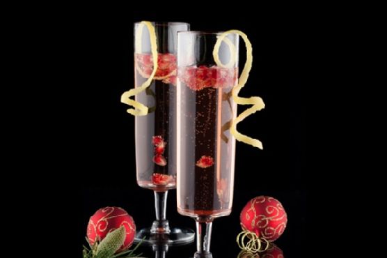 Celebratory Cranberry Pomegranate Cocktail