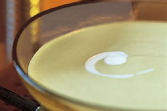 Celery Bisque with Stilton Toasts