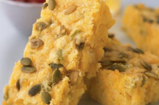 Cheddar Corn Bread with Pepitas