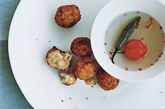 Cheddar Rice Fritters