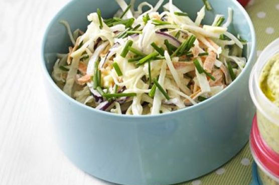 Cheese & chive coleslaw
