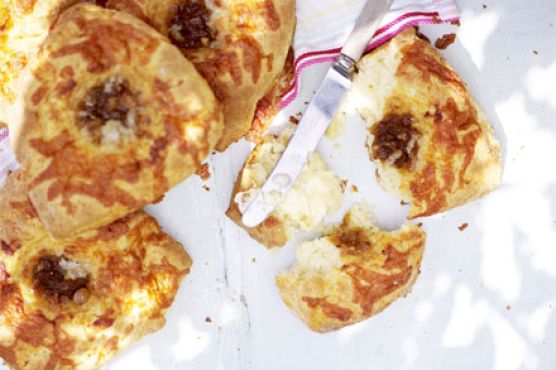 Cheese & chutney scones