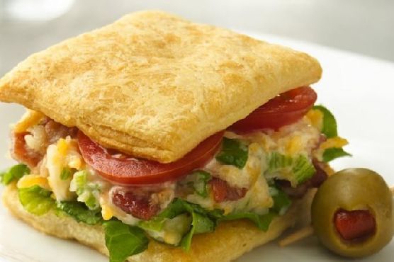 Cheesy BLT Mini Sandwiches