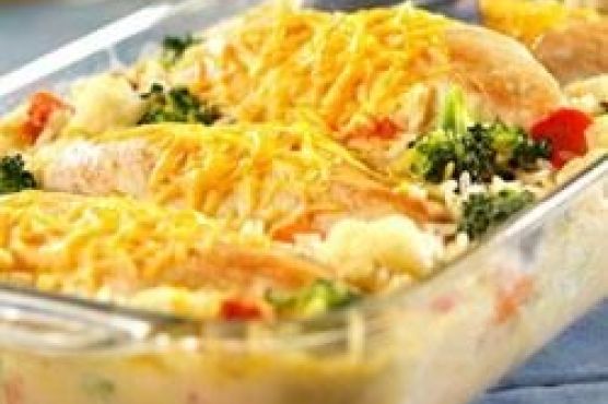 Cheesy Chicken and Rice
