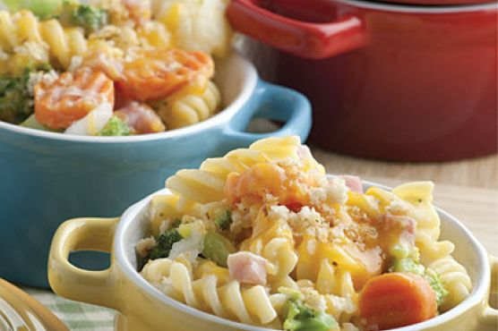 Cheesy Ham & Vegetable Bake