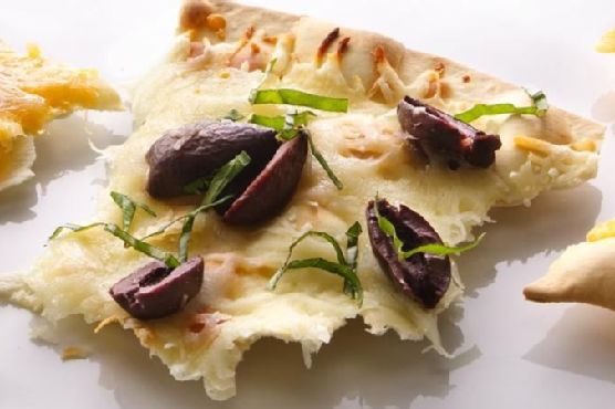 Cheesy Olive Cracker Bread