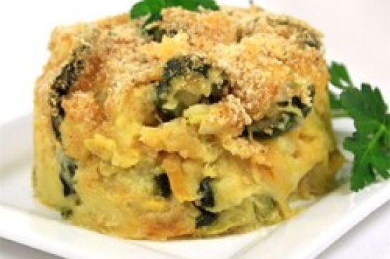 Cheesy Squash and Zucchini Casserole