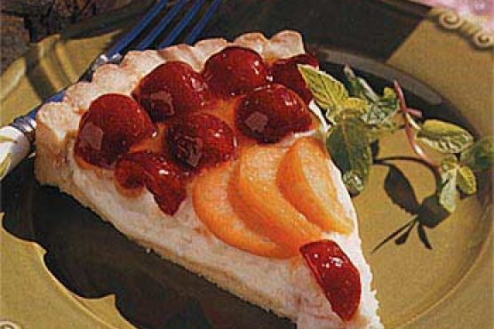 Cherry-Apricot Cream Cheese Tart