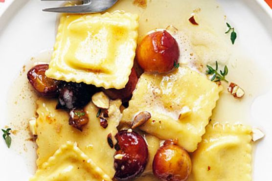 Cherry Brown Butter Ravioli