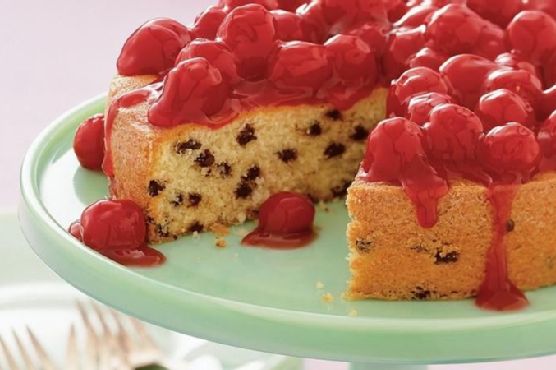 Cherry Chocolate Chipper Cake