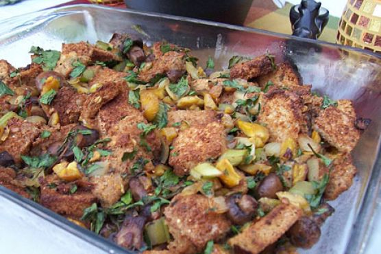 Chestnut and Wild Mushroom Stuffing