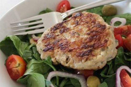 Chicken and Feta Burgers