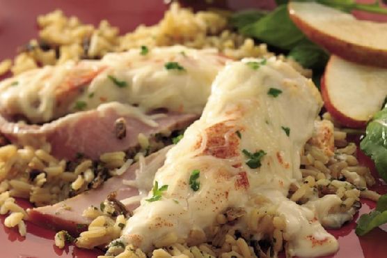Chicken and Rice Cordon Bleu