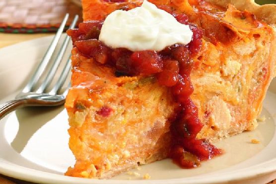 Chicken Enchilada Quiche