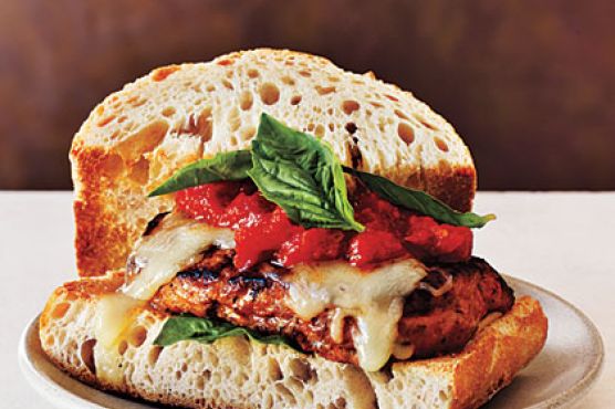Chicken Parmesan Burgers