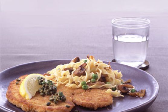 Chicken Schnitzel with Capers and Parsley