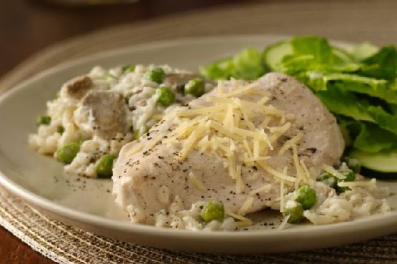 Chicken with Rice and Mushrooms