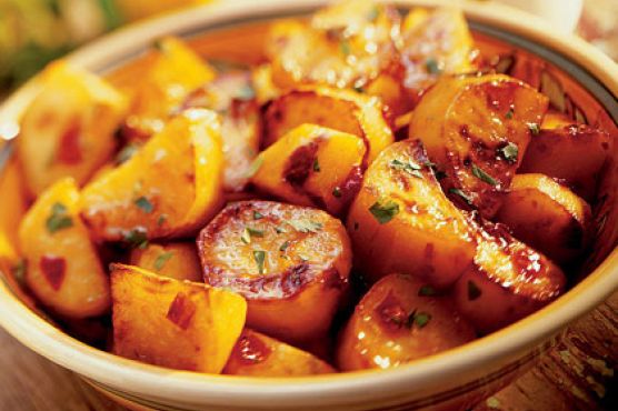 Chili-glazed Sweet Potatoes