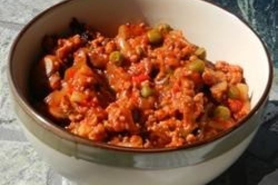 Chili with Ground Pork
