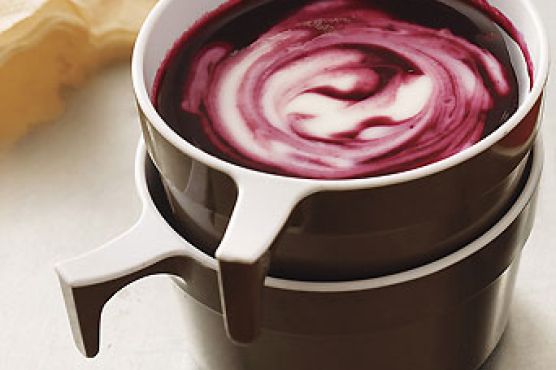 Chilled Blueberry Soup