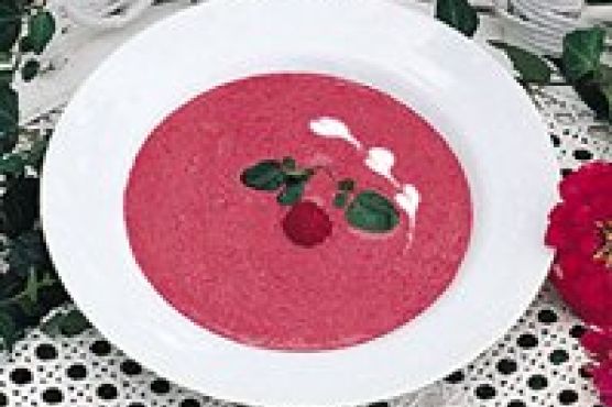 Chilled Raspberry Soup