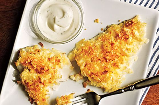 Chip-Crusted Fish Fillets