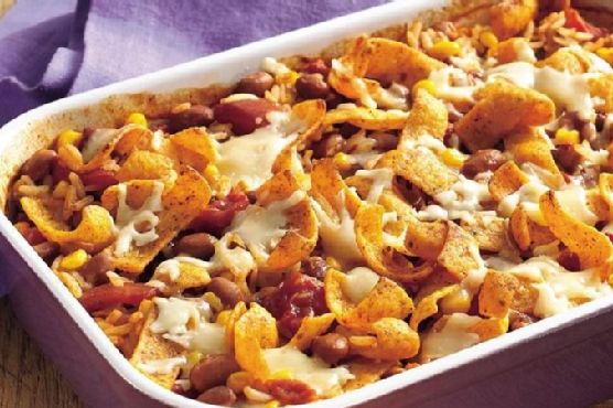 Chipotle Red Beans and Rice Casserole