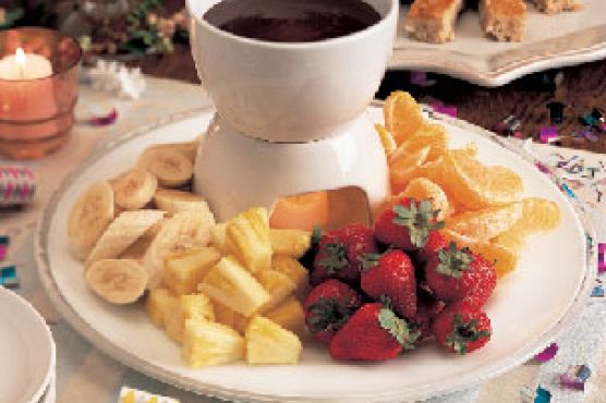 Chocolate and Coconut Cream Fondue