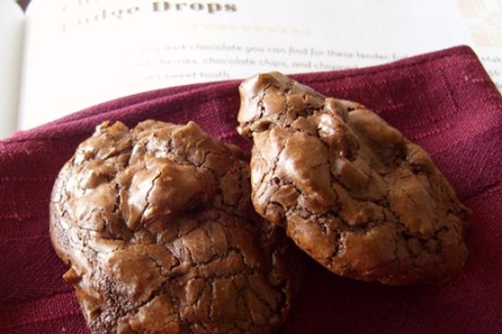 Chocolate Cherry Fudge Drops