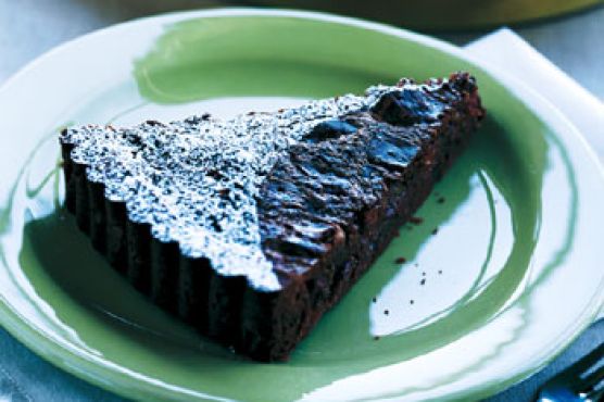 Chocolate-Cherry Tart