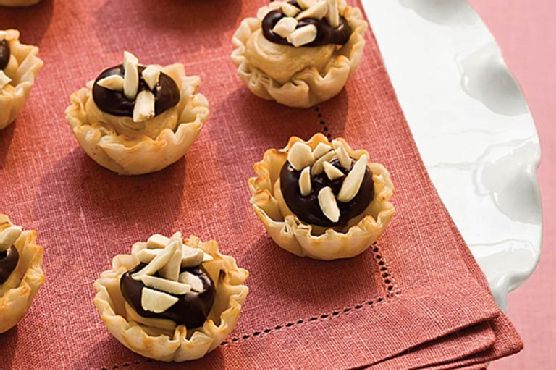 Chocolate-Coffee Cheesecake Tartlets